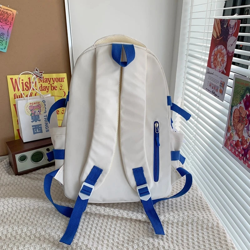 Smiley Waterproof School Backpack