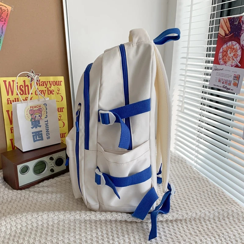 Smiley Waterproof School Backpack