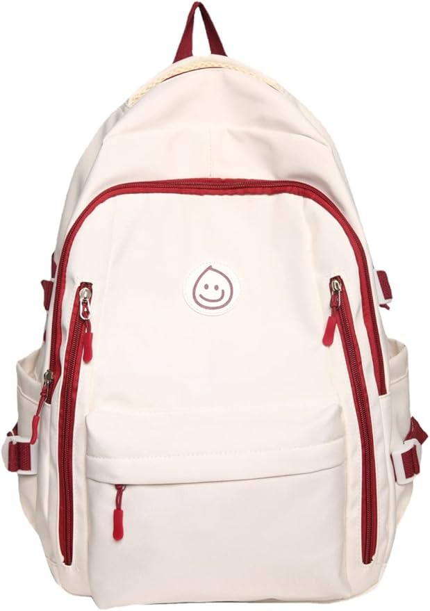 Smiley Waterproof School Backpack