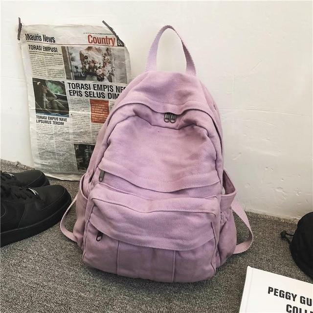 Front Pocket Canvas Backpack - More than a backpack
