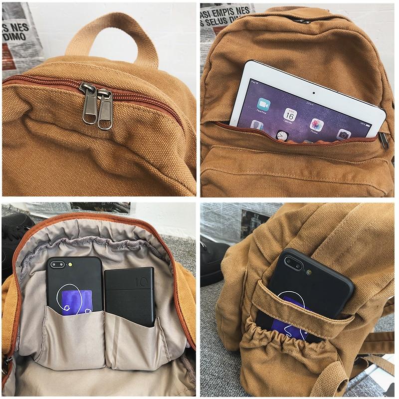 Front Pocket Canvas Backpack - More than a backpack