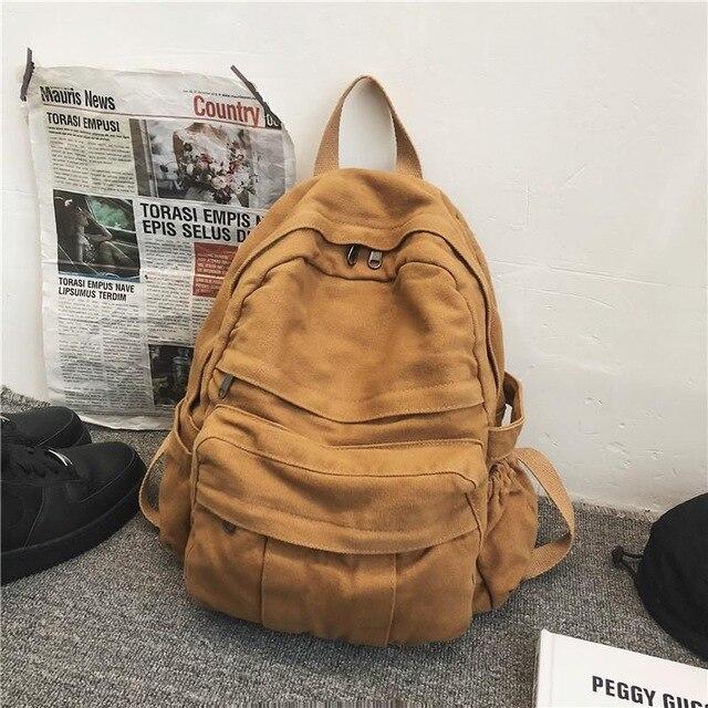 Front Pocket Canvas Backpack - More than a backpack