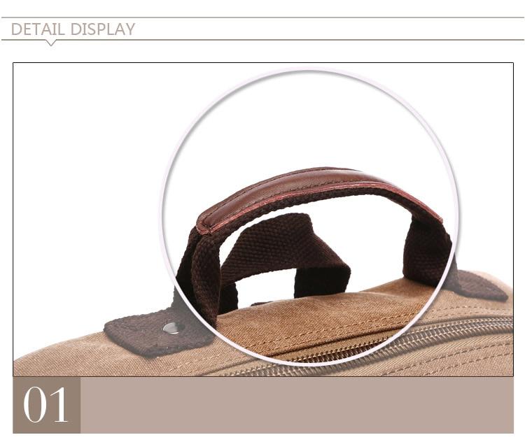 Large Canvas Laptop Backpack - More than a backpack