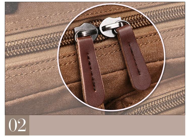 Large Canvas Laptop Backpack - More than a backpack