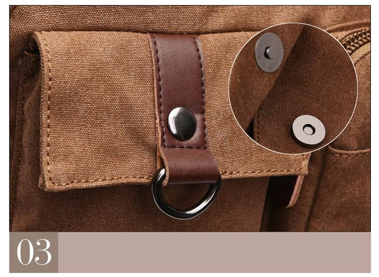 Large Canvas Laptop Backpack - More than a backpack