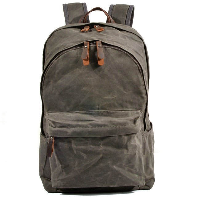 Retro Wax Canvas Backpack - More than a backpack
