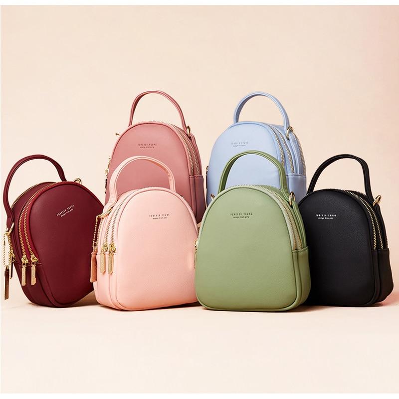 Soft Faux-Leather Mini Backpack - More than a backpack