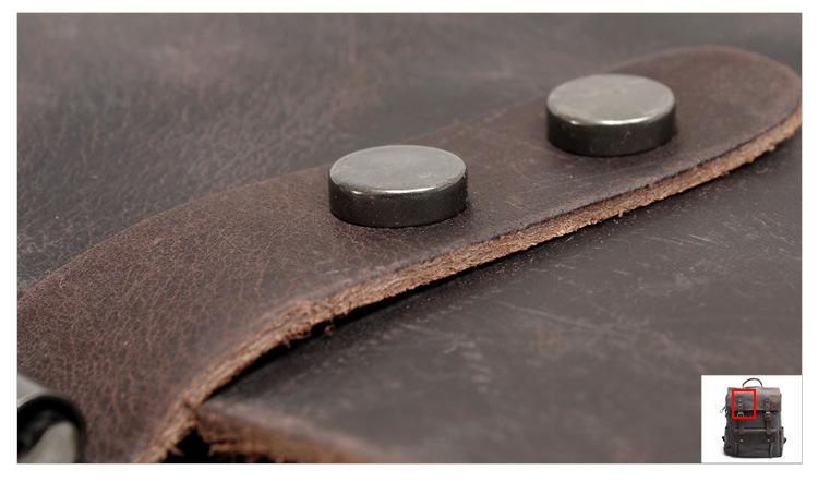 Vintage Leather & Canvas Backpack - More than a backpack