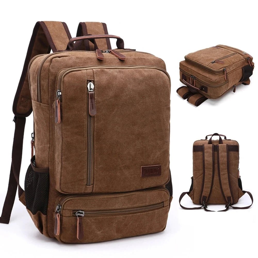 Vintage Canvas Travel Backpack - More than a backpack