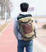 Vintage Large Canvas Travel Bucket Backpack - More than a backpack
