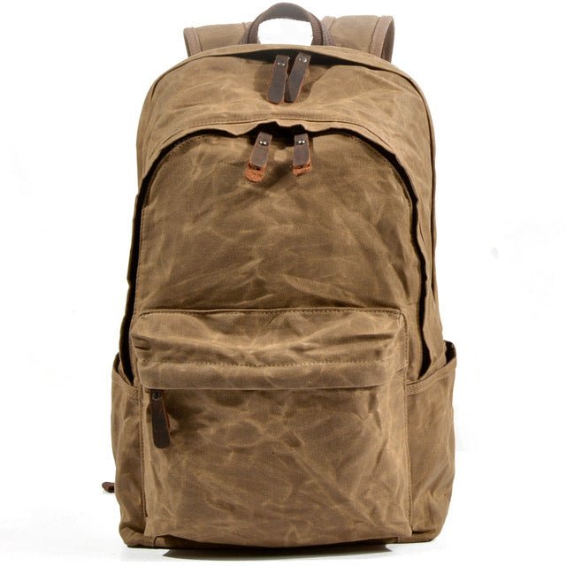 Retro Wax Canvas Backpack - More than a backpack