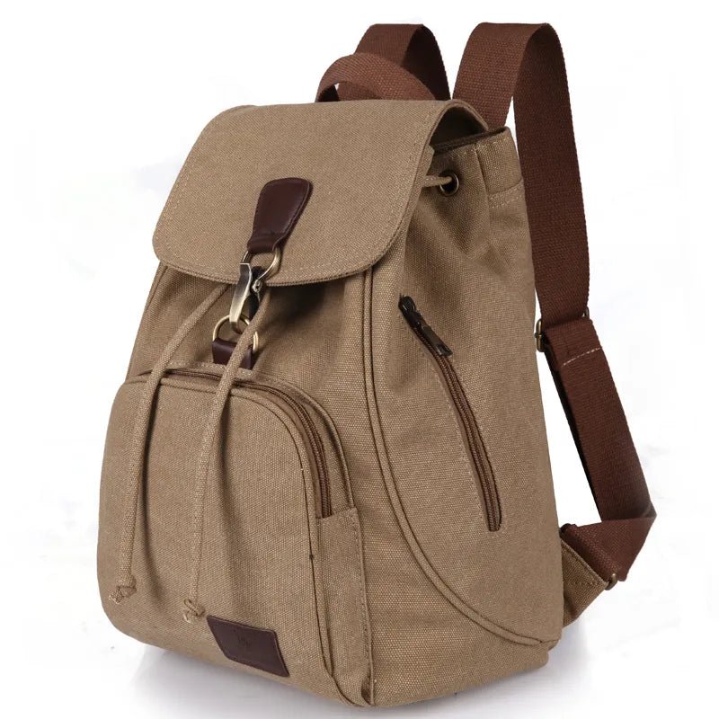 Vintage Drawstring Canvas Backpack - More than a backpack