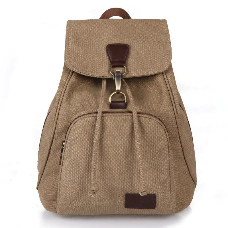 Vintage Drawstring Canvas Backpack - More than a backpack